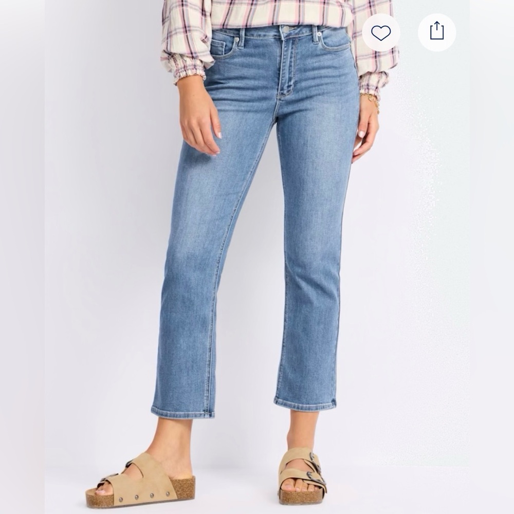 Just USA Soft Touch Slim Straight Jeans Indigo Size 6